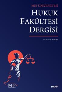 MEF Üniversitesi Hukuk Fakültesi Dergisi C:4 S:2