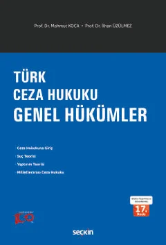 Türk Ceza Hukuku Genel Hükümler