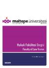 Maltepe Üniversitesi Hukuk Fakültesi Dergisi
Sayı:1 /2022