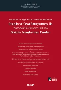 Disiplin ve Ceza Soruşturması İle Disiplin Soruşturması Esasları