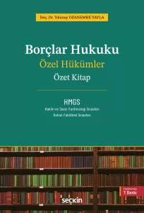 Borçlar Hukuku Özel Hükümler – Özet Kitap