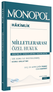 HAKİMLİK Milletlerarası Özel Hukuk Konu Anlatımı