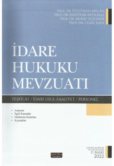 İdare Hukuku Mevzuatı