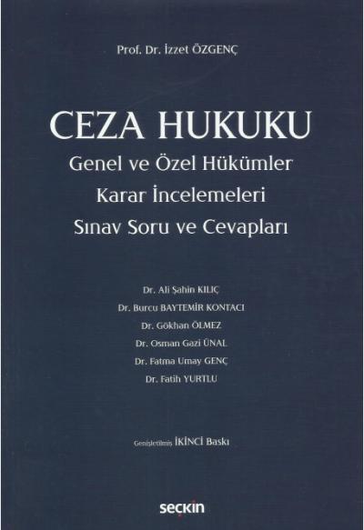 Ceza Hukuku Genel ve Özel Hükümler