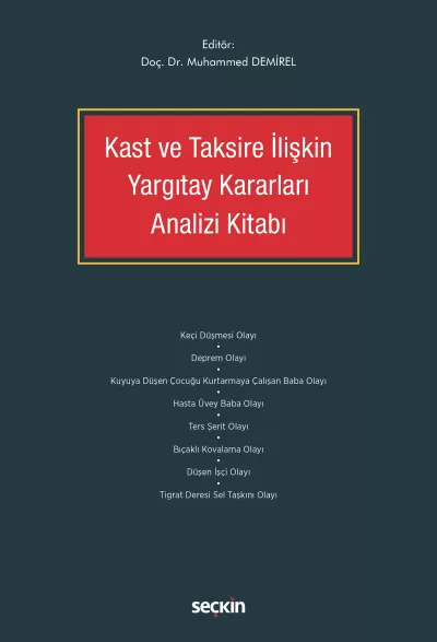 Kast ve Taksire İlişkin Yargıtay Kararları Analizi Kitabı