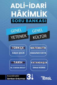 Adli-İdari Hâkimlik Genel Yetenek-Genel Kültür Soru Bankası
