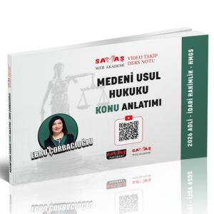 Adli-İdari Hakimlik HMGS Medeni Usul Hukuku Konu Anlatımı