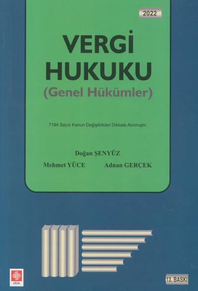 Vergi Hukuku (Genel Hükümler)