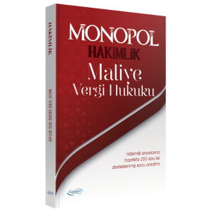 MONOPOL Hakimlik Maliye Vergi Hukuku