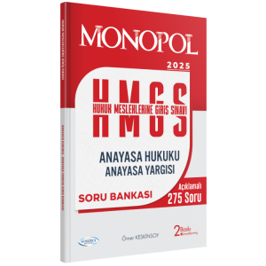 MONOPOL HMGS Anayasa Hukuku Anayasa Yargısı Soru Bankası