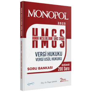MONOPOL HMGS Vergi Hukuku – Vergi Usul Hukuku Soru Bankası