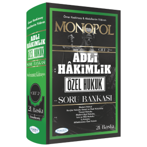 MONOPOL  Adli Hakimlik Özel Hukuk Soru Bankası