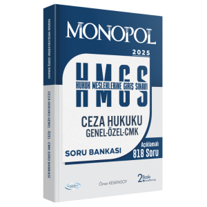MONOPOL HMGS Ceza Hukuku Genel – Özel – CMK Soru Bankası