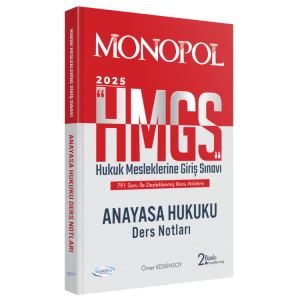 MONOPOL HMGS Anayasa Hukuku Ders Notları