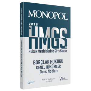 MONOPOL HMGS Borçlar Hukuku Genel Hükümler Ders Notları
