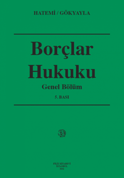 Borçlar Hukuku Genel Bölüm