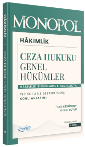 Hakimlik Ceza Hukuku Genel Hükümler