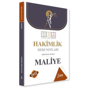 ÇSA HMGS Hakimlik Ders Notları Maliye