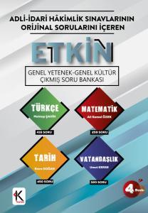 ETKİN Genel Kültür Genel Yetenek Çıkmış Soru Bankası