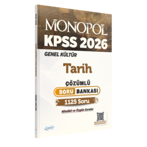 KPSS Tarih Çözümlü Soru Bankası