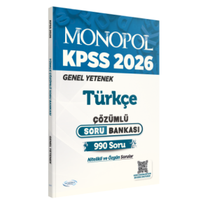 KPSS Türkçe Çözümlü Soru Bankası