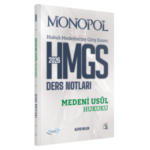 HMGS Medeni Usul Hukuku Ders Notları