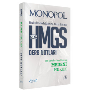 HMGS Medeni Hukuk Ders Notları
