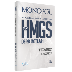 HMGS Ticaret Hukuku Ders Notları