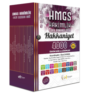 HAKKANİYET HMGS Hakimlik Soru Bankası Seti