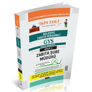 GYS Belediye Zabıta Personeli Zabıta Şube Müdürü Soru Bankası