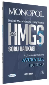 HMGS Avukatlık Hukuku Soru Bankası