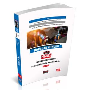 HMGS Borçlar Hukuku Tamamı Çözümlü Hazırlık Kitabı