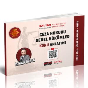 Adli-İdari Hakimlik HMGS Ceza Hukuku Genel Hükümler Konu Anlatım