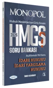 HMGS İdare Hukuku İdari Yargılama Hukuku Soru  Bankası