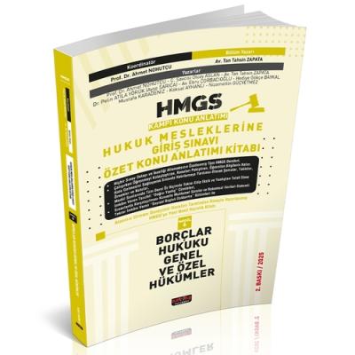 HMGS Özet Konu Anlatımı Borçlar Hukuku Savaş Yayınları Mart 2025
