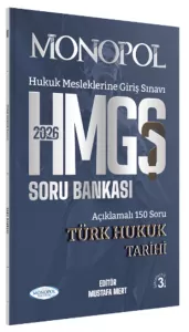 HMGS Türk Hukuk Tarihi Soru Bankası
