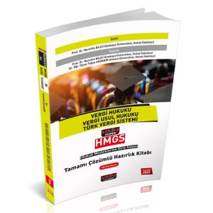 HMGS Vergi Hukuku Vergi Usul Hukuku Türk Vergi Sistemi  Tamamı Çözümlü Hazırlık Kitabı