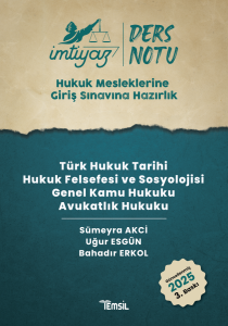 İMTİYAZ HMGS  Türk Hukuk Tarihi  Hukuk Felsefesi ve Sosyolojisi  Genel Kamu Hukuku  Avukatlık Hukuku