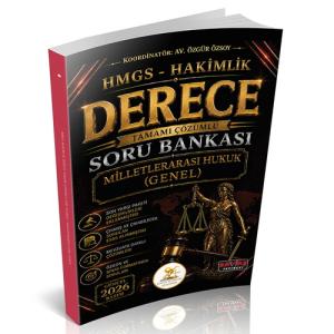HUKAL HMGS-Hakimlik Derece Milletlerarası Genel Hukuk Soru Bankası