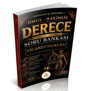 HUKAL HMGS-Hakimlik Derece Ticaret Hukuku Soru Bankası
