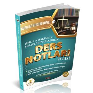 HUKAL HMGS Hakimlik  Borçlar Hukuku Özel Hükümler Ders Notları