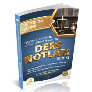 HUKAL HMGS Hakimlik  İdari Yargılama Usulü Ders Notları