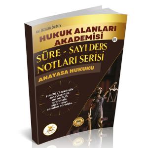 HUKAL HMGS/HAKİMLİK Süre-Sayı Ders Notları Serisi Anayasa Hukuku