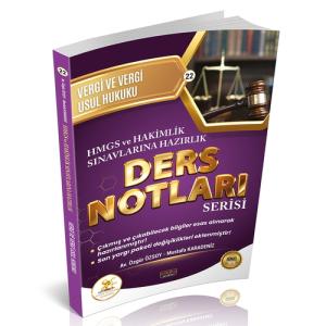 HUKAL HMGS Hakimlik  Vergi ve Vergi Usul Hukuku Ders Notları