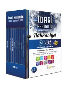HAKKANİYET İdari Hakimlik Soru Bankası Seti
