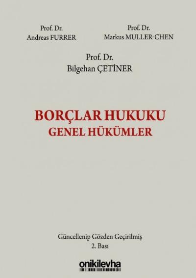 Borçlar Hukuku Genel Hükümler