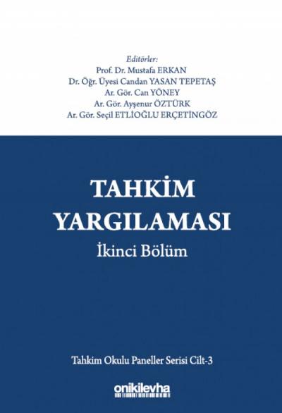 Tahkim Yargılaması İkinci Bölüm