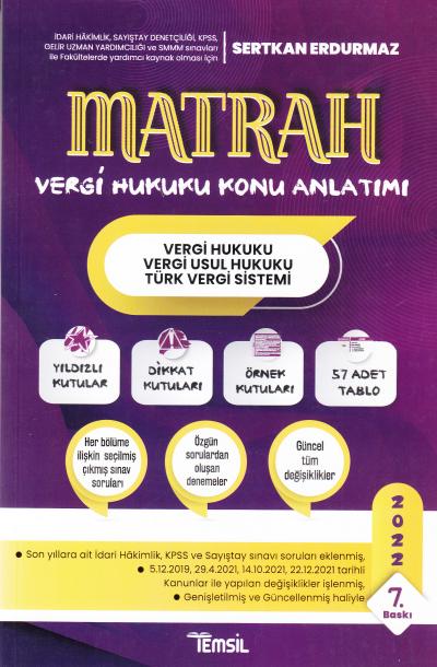 Matrah Vergi Hukuku Konu Anlatımı