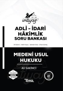 İMTİYAZ Hakimlik Soru Bankası Medeni Usul Hukuku Soru Bankası