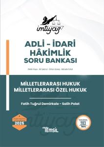 İMTİYAZ  Adli Hakimlik Soru Bankası Milletlerarası Hukuk  Milletlerarası Özel Hukuk
